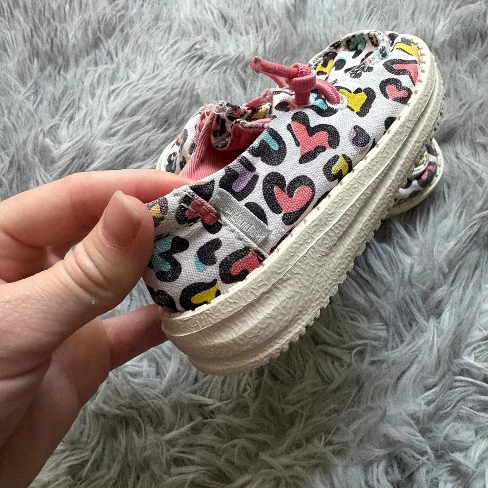 Hey Dude Slip On‎ Shoes Colorful Leopard Toddler 5c